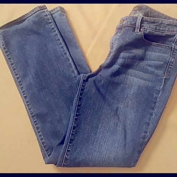 TalbotsāFlawlessāfiveĀ -āPocketāPetiteāblueājeans - Picture 1 of 7
